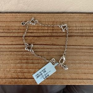 Tuscan heart anklet